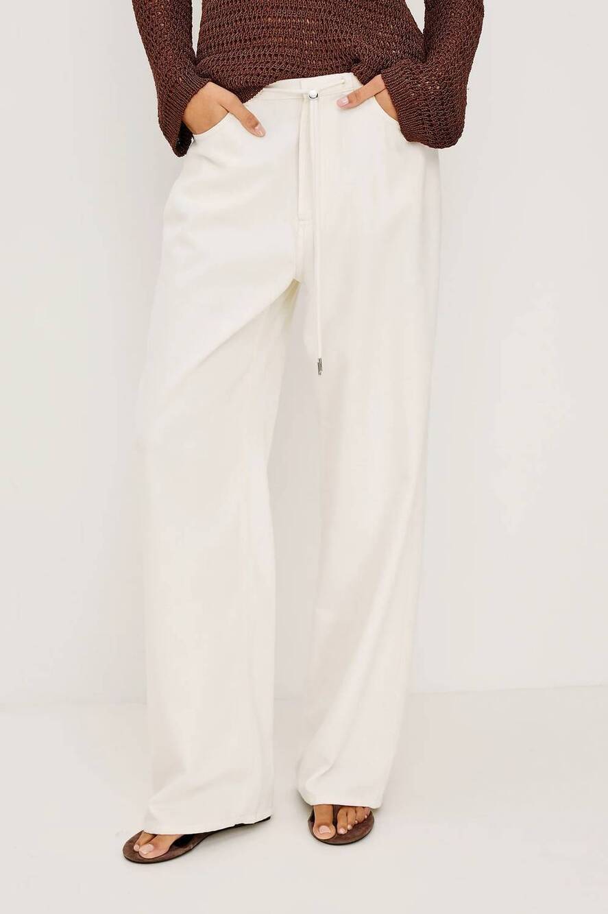 NEW RAILS normandie pants in ivory